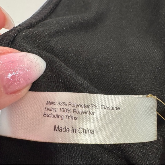 Wolf & Whistle Black High Leg Bikini Bottoms | Ruched sides | Size 12 - Picture 5 of 7